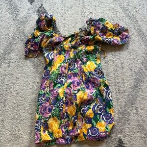 Zara floral dress
